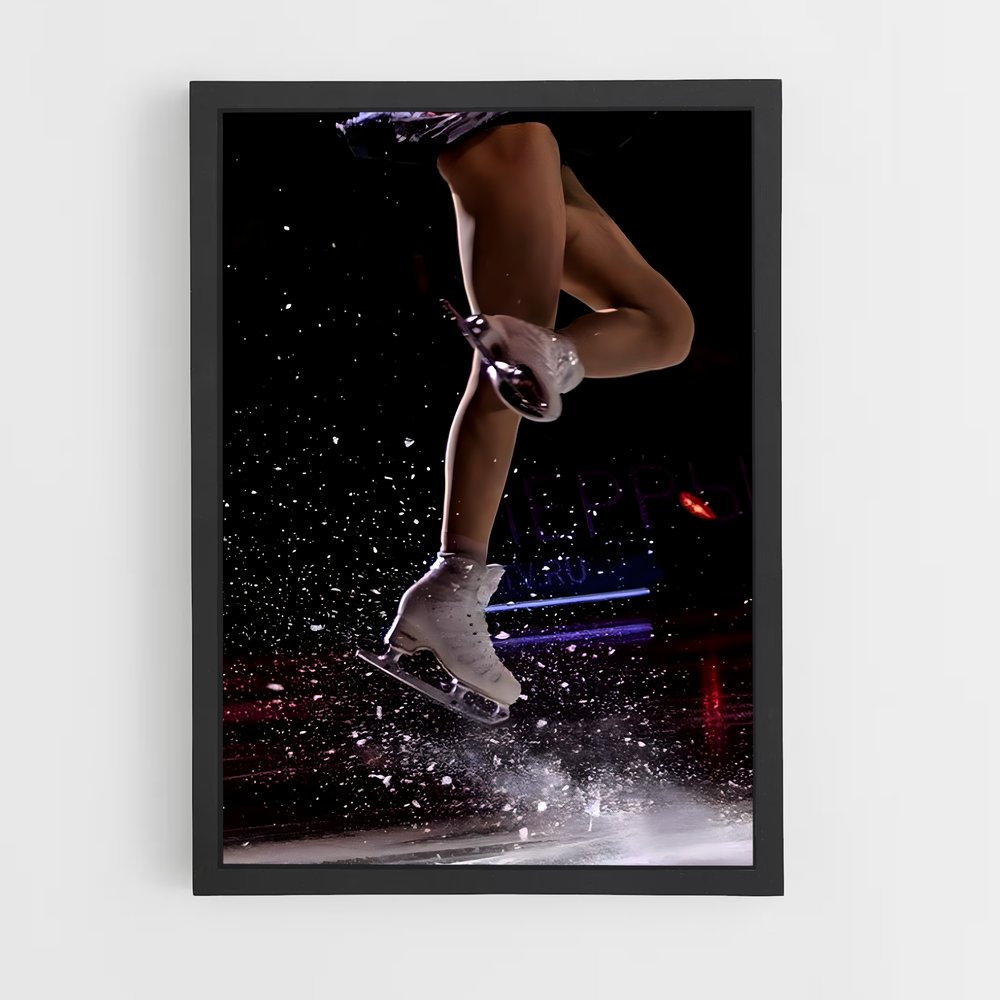 Poster Skate Étoile – affiche Patinage artistique (vue 2)